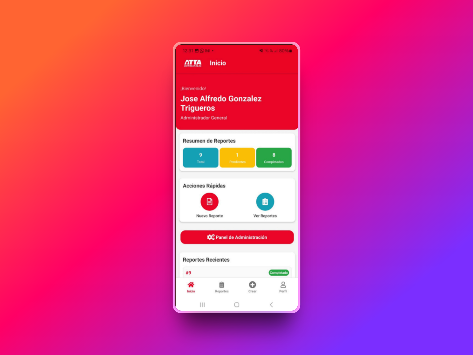 Work Orders Management System - Atta Montacargas