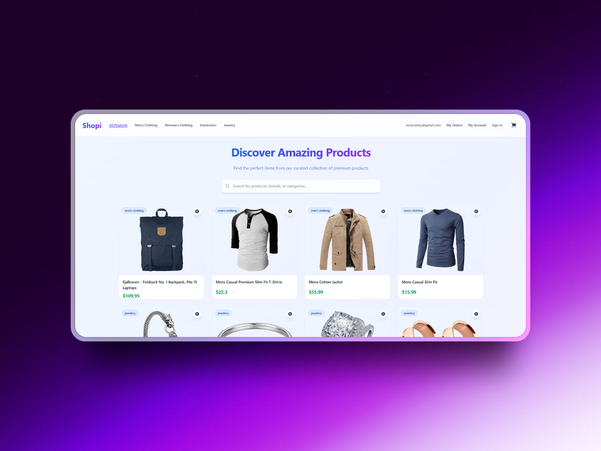 E-Commerce Frontend